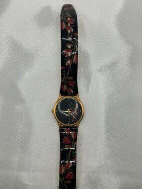 Vintage Metropolitan Museum of Art Women's Tulips Watch UNTESTED